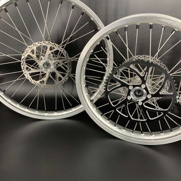 18/21 Complete Wheel Set for Talaria electric dirt bikes — view 1