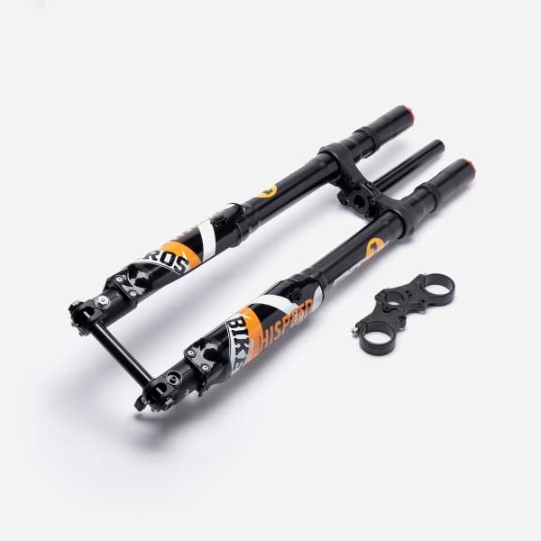 Front Suspension (fork) FastAce Red Cap for TL45, Sting, Sting R for Talaria electric dirt bikes — view 1