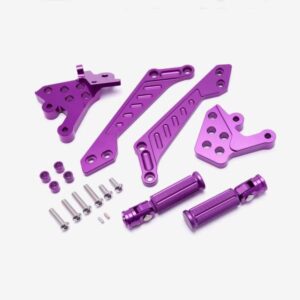 Full-E Charged Footpeg Bracket Set Aluminium Purple for TL3000 for Talaria electric dirt bikes
