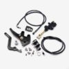 Full-E Charged Rear Aluminium Brake Pedal Black for Talaria electric dirt bikes — view 1