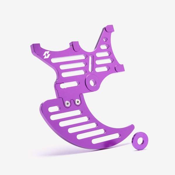 Full-E Charged Rear Dual Brake Caliper And Disc Guard Black for Talaria electric dirt bikes