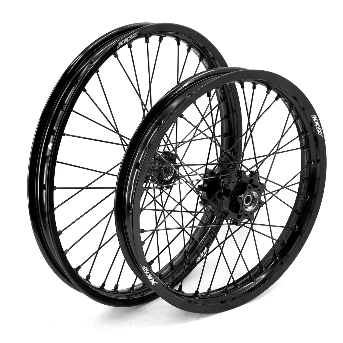 KKE 21/18 All Black Wheel Set for Sting MX3 for Talaria electric dirt bikes