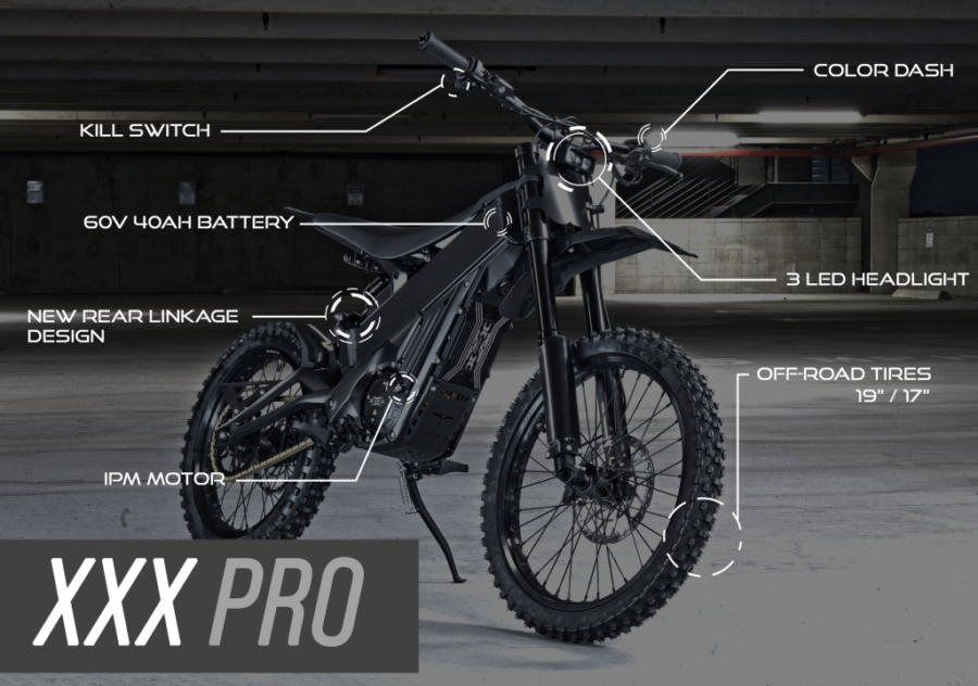 Talaria XXX Pro 2025 electric dirt bike — official photo 5